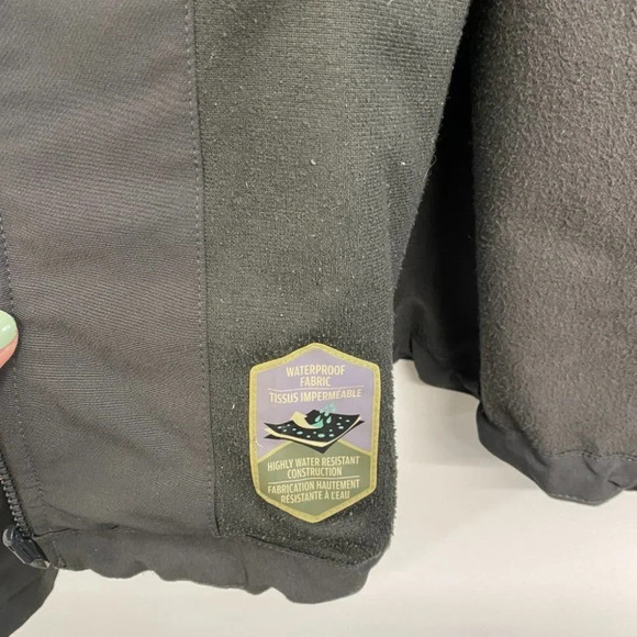 Columbia Soft Shell Omni Shield Interchange Lined Black Jacket Full Zip Size XL - Picture 6 of 11